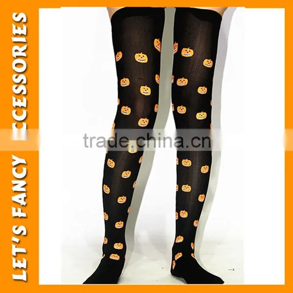 PGSK0193 Halloween Party Stocking Pumpkin Printed Stocking Sexy Lady Nylon Tube Stocking