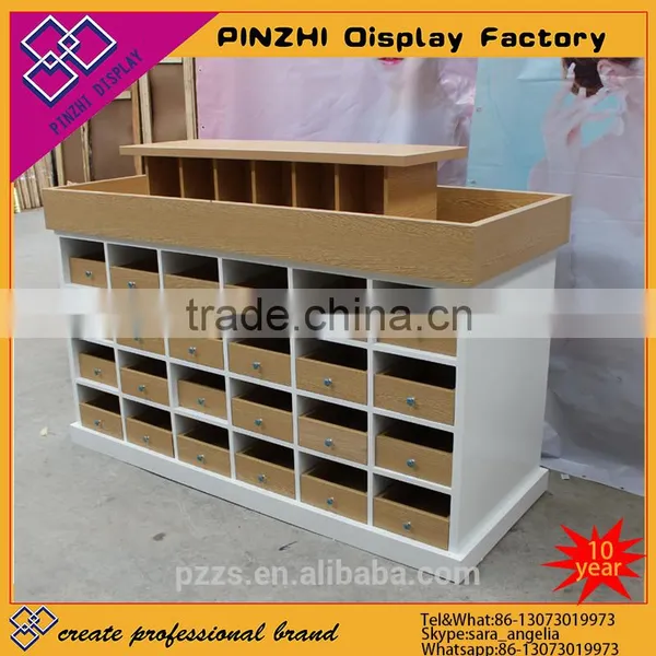 Display Cabinet Racks Metal and Wood Display for Retail Store