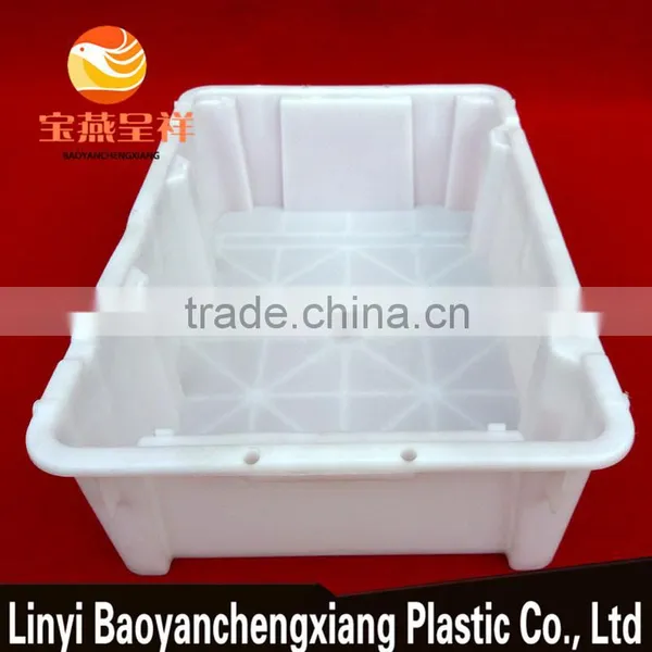 610x410x170mm Plastic Fish Basket for Turnover Transportation Convert photo-3