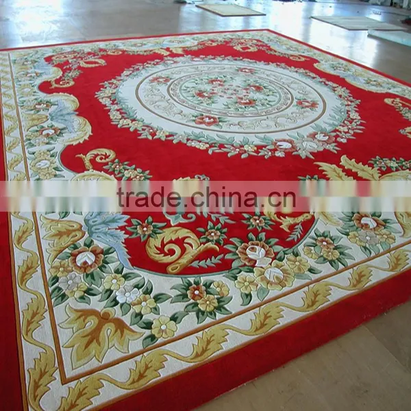 Handmade Area Rugs With Classic Red Design Used Corridor and Loddy photo-2