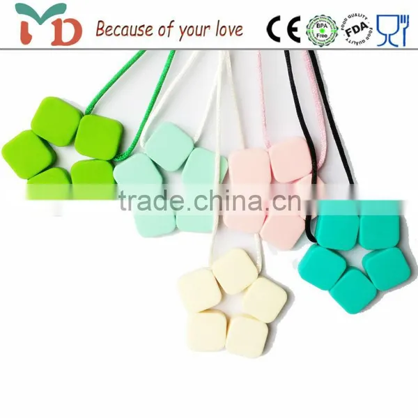 Hot Sale Fashion Jewelry,Wooden Necklace/BPA Free Silicone Jewelry photo-2