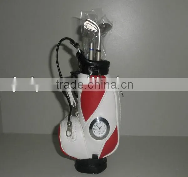 Mini Golf Bag With Ball Arm Office Furnituring Golf Pen Container Suit