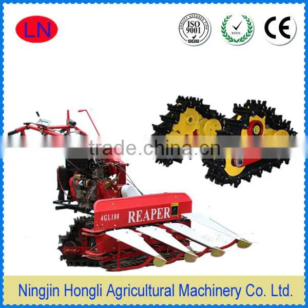 Metal / Rubber Crawler Tracks Carriage for Tiller Cultivator photo-4