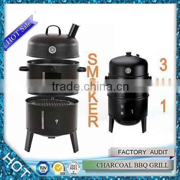 New Products Travel Partner Round Bbq Smoker Price