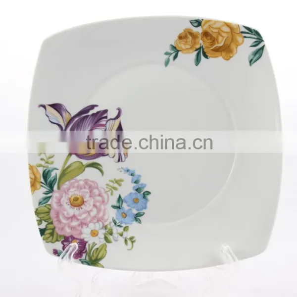Super White Porcelain Rectangular Divide Dinner Plate,super White Porcelain Price photo-3