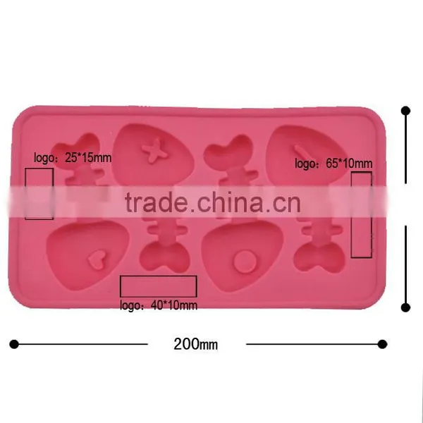 100% Food Grade Wholesale Fish Bone Style Flexible Ice Cube Tray photo-3