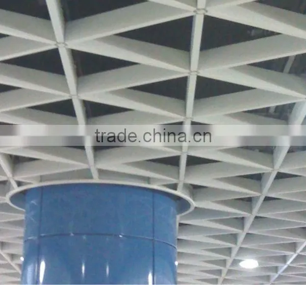 High Strength Suspended Cell Ceiling Aluminum Triangle Open Grid Ceiling photo-4