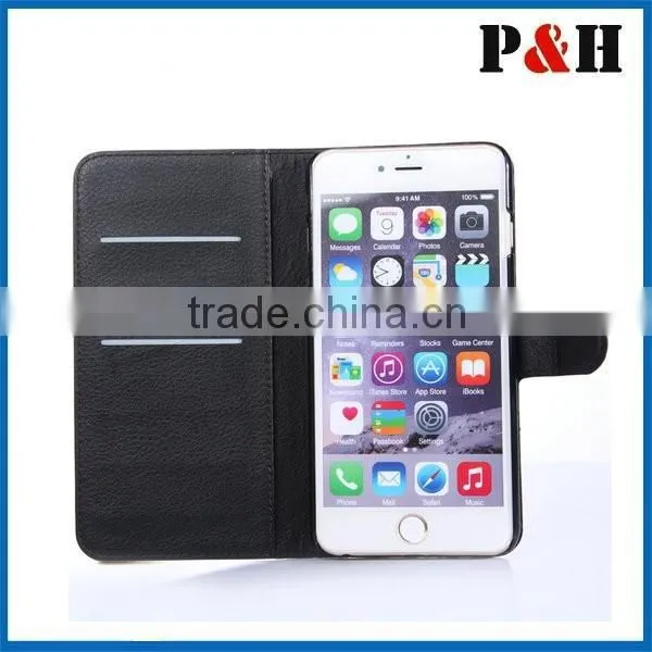 Flip Wallet Smartphone Leather Case for IPhone 6 Plus photo-6