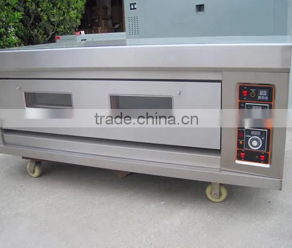 Pizza Baking Oven 1 Deck 3 Trays Digital Control Gas Pizza Bread Baking Machine photo-3