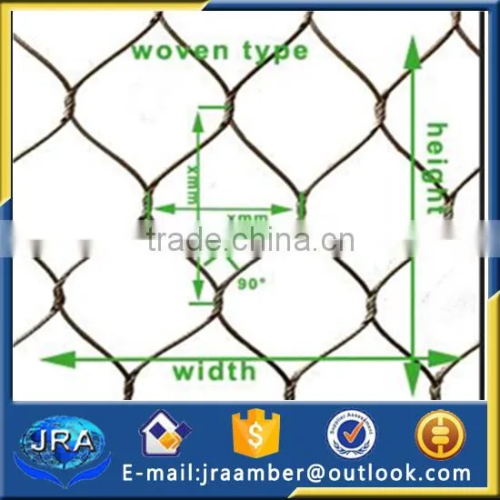 High Strength Stainless Steel Wire Rope Mesh Net