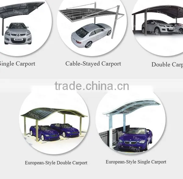 Easy To Assemble Outdoor Aluminum Carport photo-2