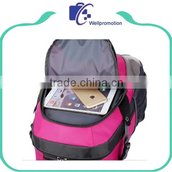 Pink Girls Polyester Oem Laptop/computer Backpack Bag photo-3