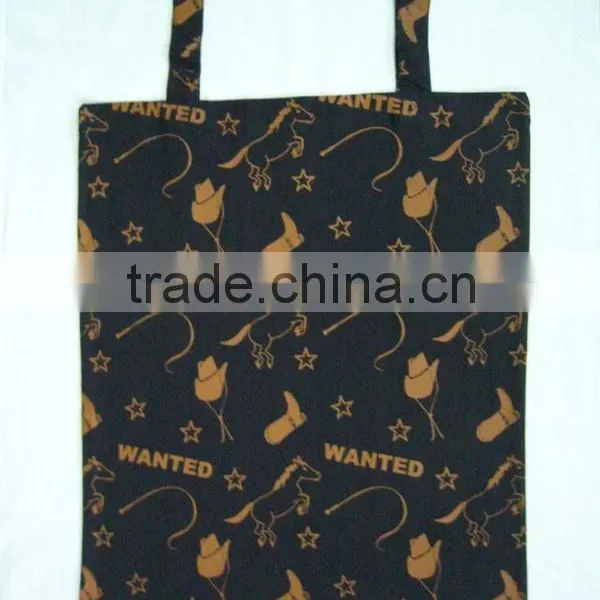 Cotton Canvas Custom Silk Sreen Printed Canvas Tote Bag photo-4