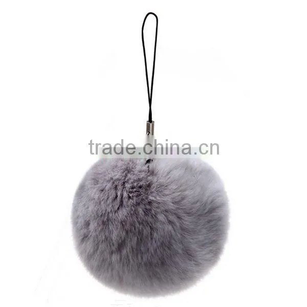 Natural Beautiful Rabbit Fur Ball for Toys photo-4
