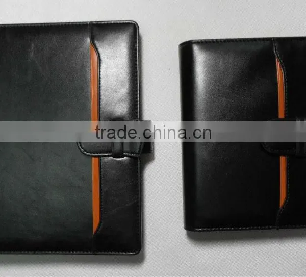 File Folder Leather pu Agenda Planner Diary Notebook Organizer
