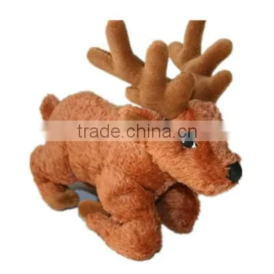 Plush Toy Reindeer on Kneel