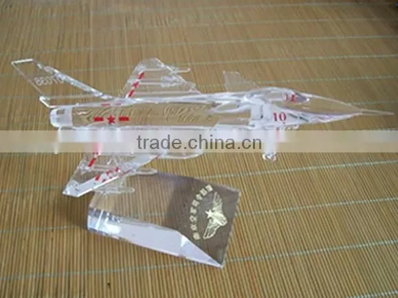 Arrival Crystal Propeller-driven Aircraft/airline/fighter Aeroplane for Crystal Transport Models With Engraved (R-1047 photo-3