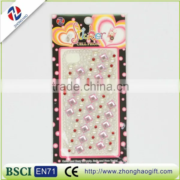 Gem Shape Cell Phone Decorative Crystal Strass Sticker photo-2