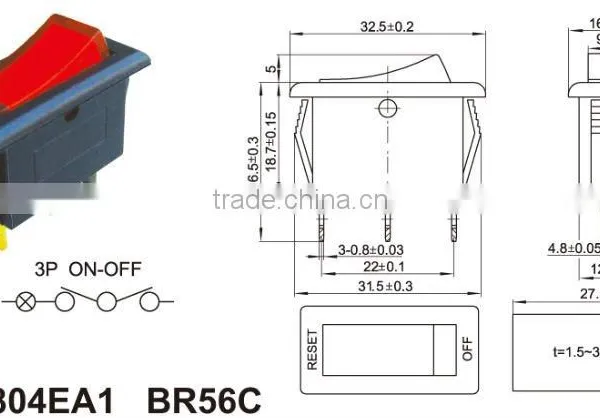 Trip Switch,home Appliance Rocker Switch,air Conditioner Cooling/*/*-switches photo-5