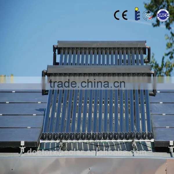 High Antifreeze Parabolic Trough Heat Pipe Vacuum Tube Solar Collector photo-2