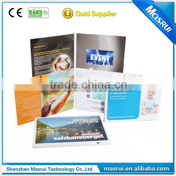 Promotion and Gift Use and Memory Capacity 128MB-8GB Style Video Brochure photo-2
