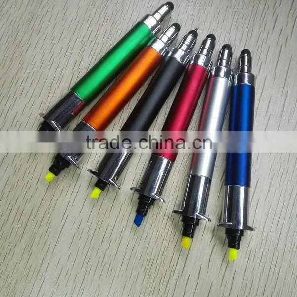 Highlighter and Ball Pen and Stylus 3 in 1 New Product Multi Funtion Pen photo-5