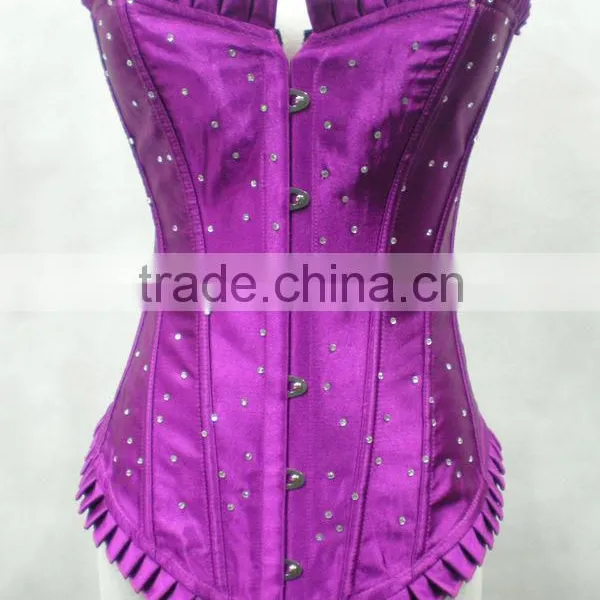 Accept Paypal Full Size Overbust Bustier Top Europe Sexy Ladies Corset photo-2
