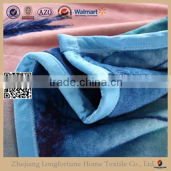 Manufactory Walmart China Home Textile Plain Color Coral Fleece China Supplier Double Layer Blanket photo-4