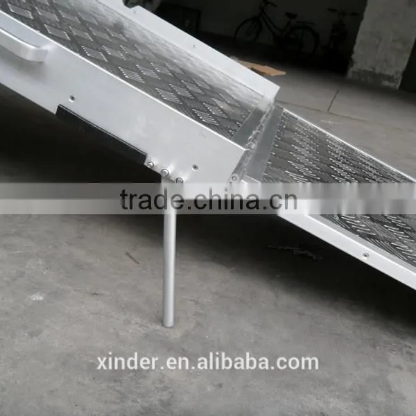 BMWR-2 Folding Platform Aluminum Manual Wheelchair Ramp for Van photo-6