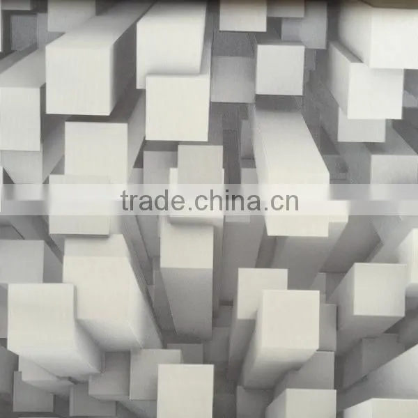 3d Cube Good Design Vinyl Wallpaper photo-4