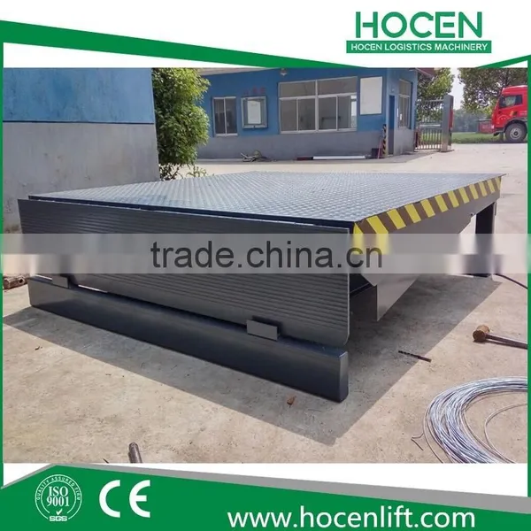 8T, 10t, 12T, 15T Warehouse Fixed Electric Hydraulic Trailers Heavy Duty Loading Ramp For Sale photo-3