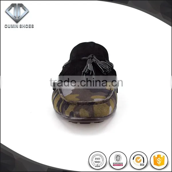 In Style 2016 Italy Show Camo Suede Driving Shoes Soft Leather Selling Best photo-3