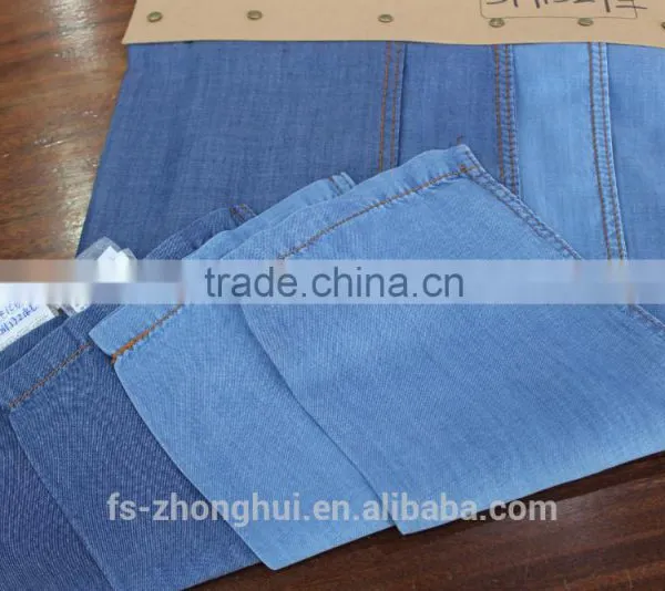 SH132 100% Tencel 4.7oz Colored and Thin Denim Fabric photo-2