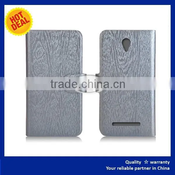 EXW Phone Wallet Case Wood Leather Leather Flip Case for Htc Desire 310 photo-6