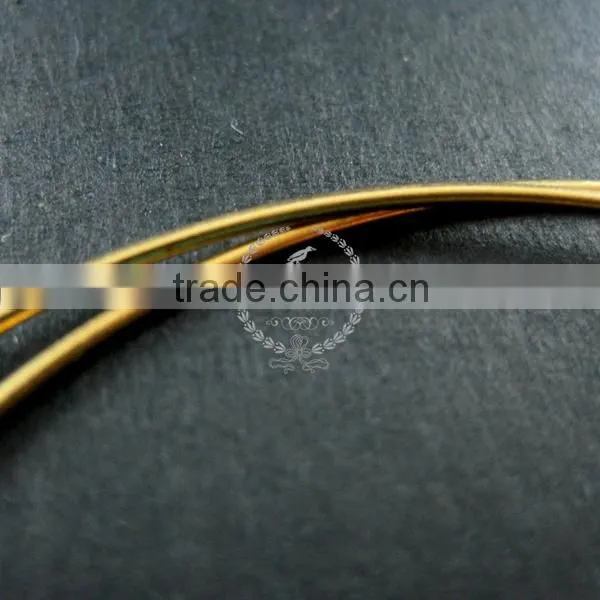 60mm Diameter 1mm Thick Vintage Style Raw Brass Antiqued Simple Wiring Bracelet DIY Bangle Supplies 1900088 photo-3
