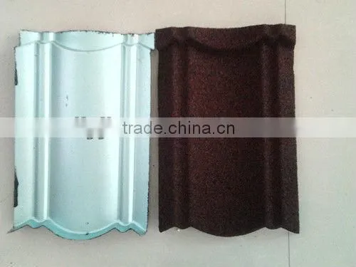 China Villa Building Material Colorful Stone Coated Steel Roofing Sheet/roof Tile photo-2