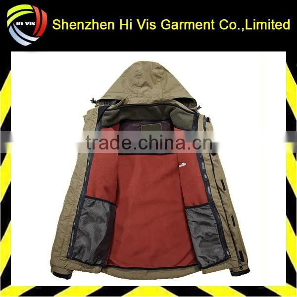 High Quality Double Zipper Winter Windproof Jacket photo-3