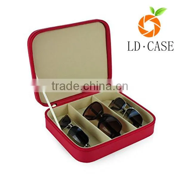 Pink Design Color Spectacle Box/hard Case Packaging Boxes/leather Eyeware Case