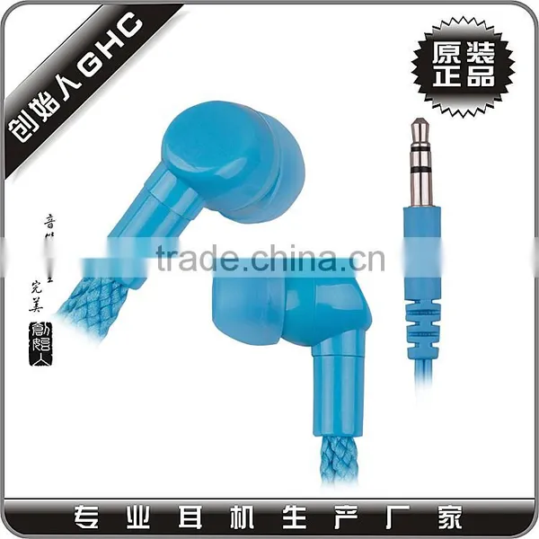 Fashion Shoelace Earphone for Sport, in Ear Earphone