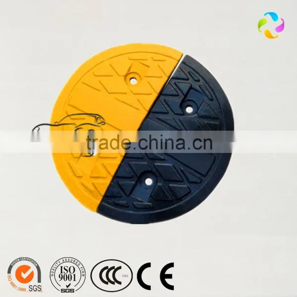 CE Certificate 1000*350*50 mm Rubber Traffic Speed Bump photo-3