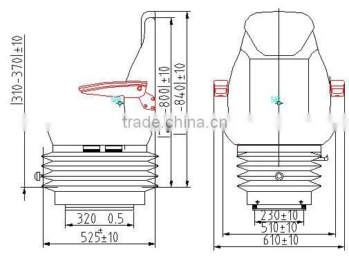 China Factory PVC Cover Mechanical Suspension Marine Chair(YS15) photo-2