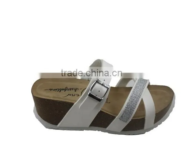 2015 Summer Cork Outsole Platform Ladies Sandal Shoes photo-2