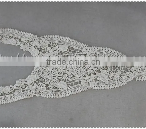 100% Cotton Lace Collar, Soft White Crochet Cotton Lace Collar for Garment photo-6