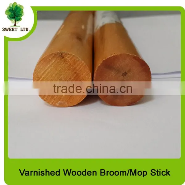 Broom&Dustpan Varnished Wooden Handle for Broom From China Manufacturer photo-6