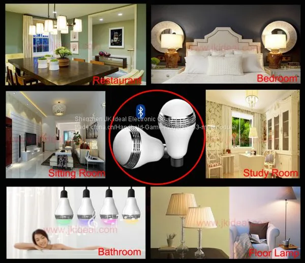 Wireless Bluetooth Smart Music Led Light Bulb Lamp With Speaker photo-5