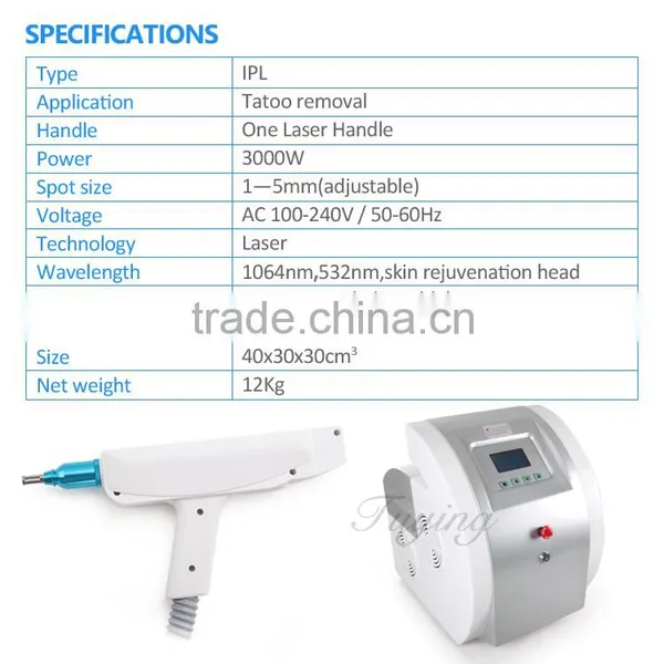Home Tattoo Laser Machine Medical Laser 1 HZ Tatoo Removal Brown Age Spots Removal photo-3