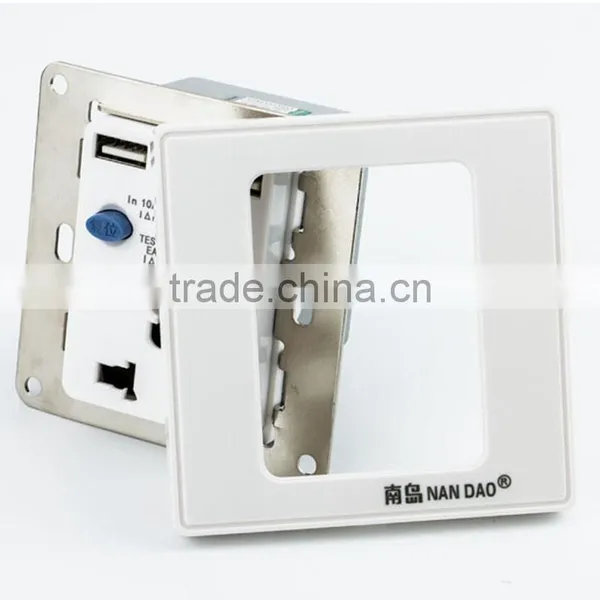 Dual Usb Universal Socket Portable Wall Outlet Explosion Proof Wall Socket photo-5