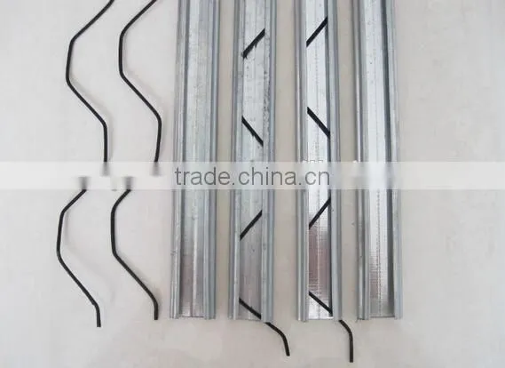 greenhouse film aluminum coated profile and zigzag wire