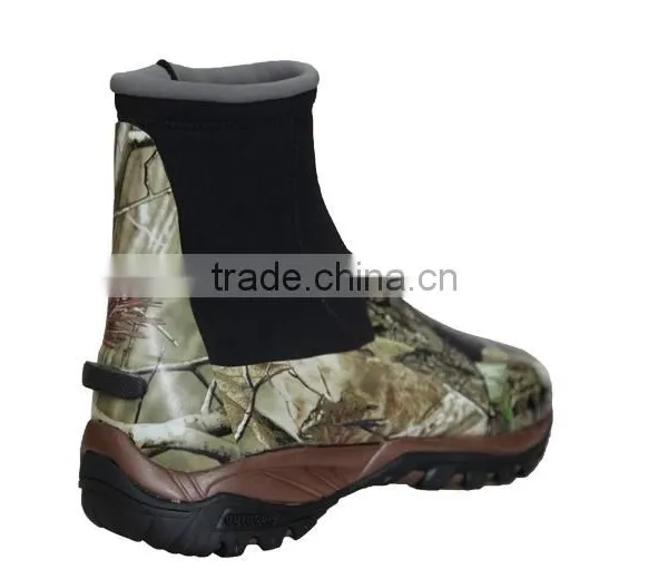 Men Camo Waterproof Zip Ankle Boots photo-4