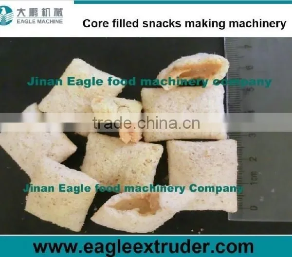 Extruder Machine for Corn and Rice Pops Sticks, Straight Sticks Form Core-filling Corn Puffed Snacks Extruder photo-3